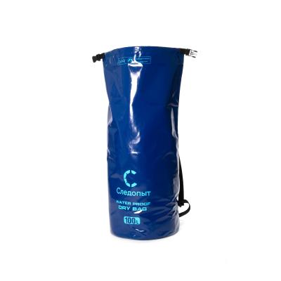 Гермомешок "СЛЕДОПЫТ - Dry Bag",с лямками,100 л,ПВХ,цв. синий - 3