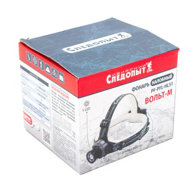 Фонарь налобный "СИБИРСКИЙ СЛЕДОПЫТ-Вольт-М", 1 LED, zoom, аккум.1x2200mAh - 7