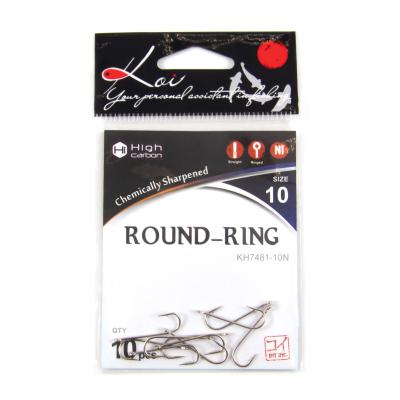 Крючок KOI "ROUND-RING", размер 10 (INT), цвет N (10 шт.) - 4