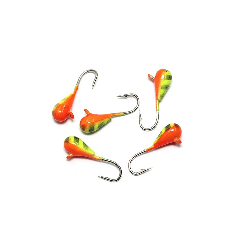Мормышка вольф"ЯМАН"Капля с ушк, р.3,вес 0,50,цв.аргиана(уп.5 шт.)