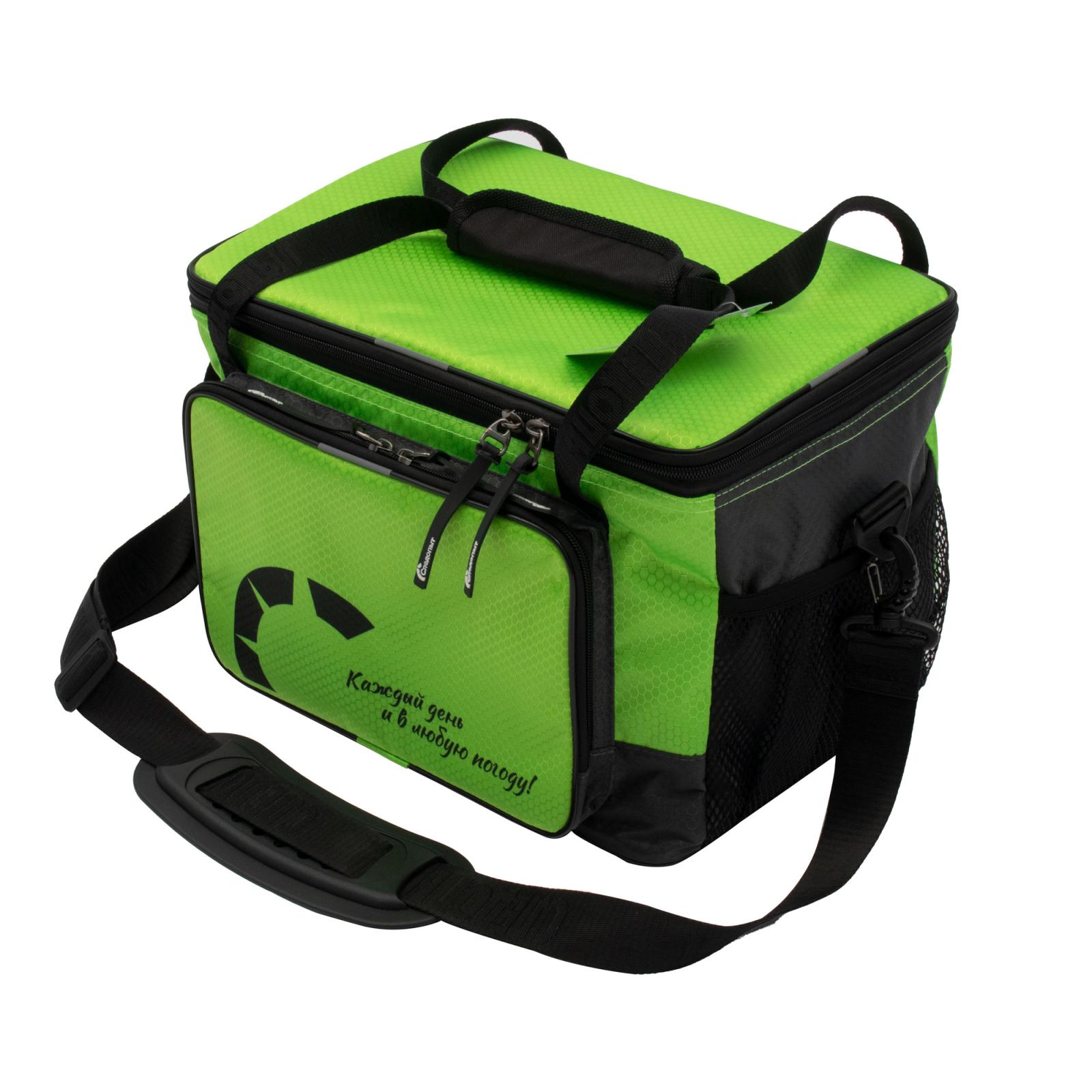 Сумка изотермическая "СЛЕДОПЫТ - Green Line Pro", 23 л, цв. зеленый