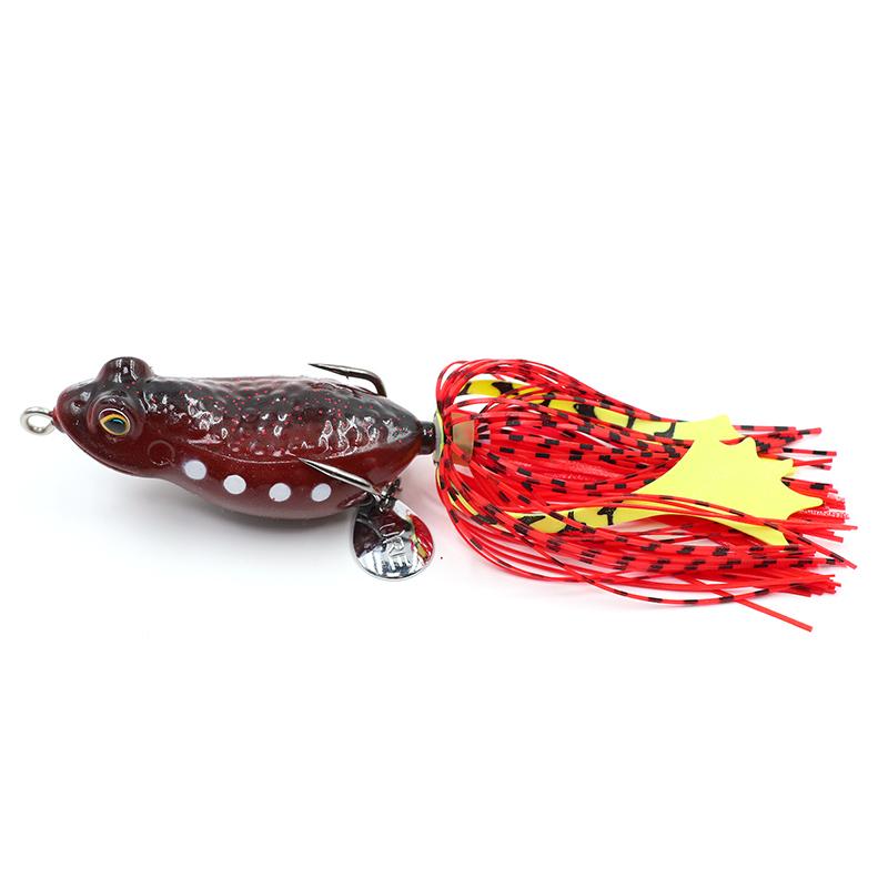 Лягушка-незацепляйка Namazu FROG с лапками, 65 мм, 16г, цвет04, крючок-двойник YR Hooks(BN)#2