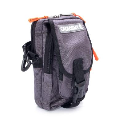 Сумка рыболовная "СЛЕДОПЫТ" Street Fishing MultiLock V-Pouch, 22х12,5х8 см, цв. серый - 2