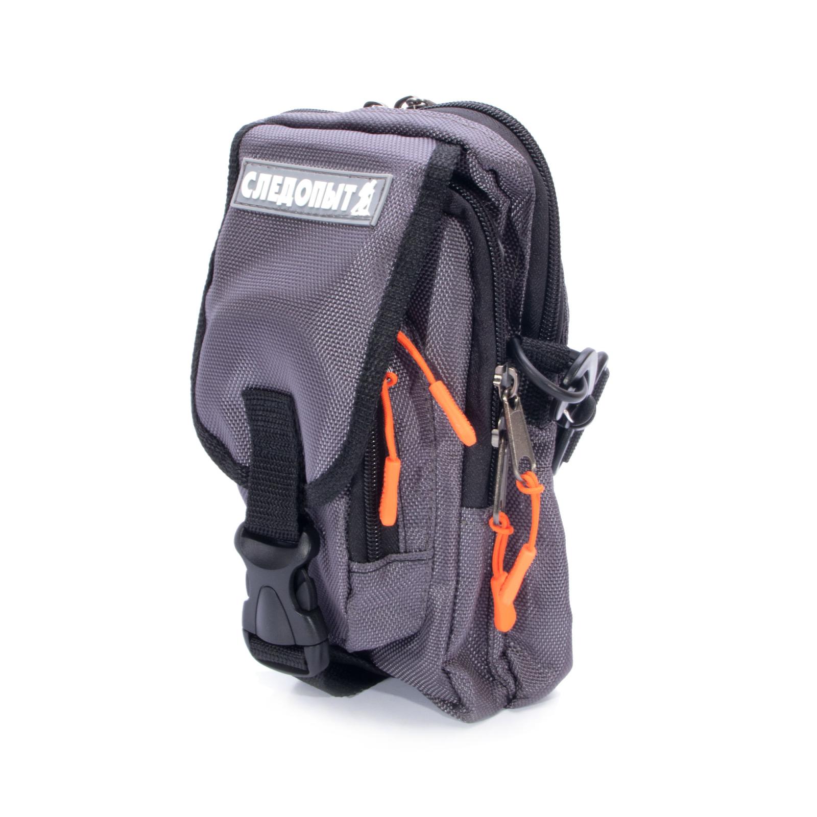 Сумка рыболовная "СЛЕДОПЫТ" Street Fishing MultiLock V-Pouch, 22х12,5х8 см, цв. серый - 3