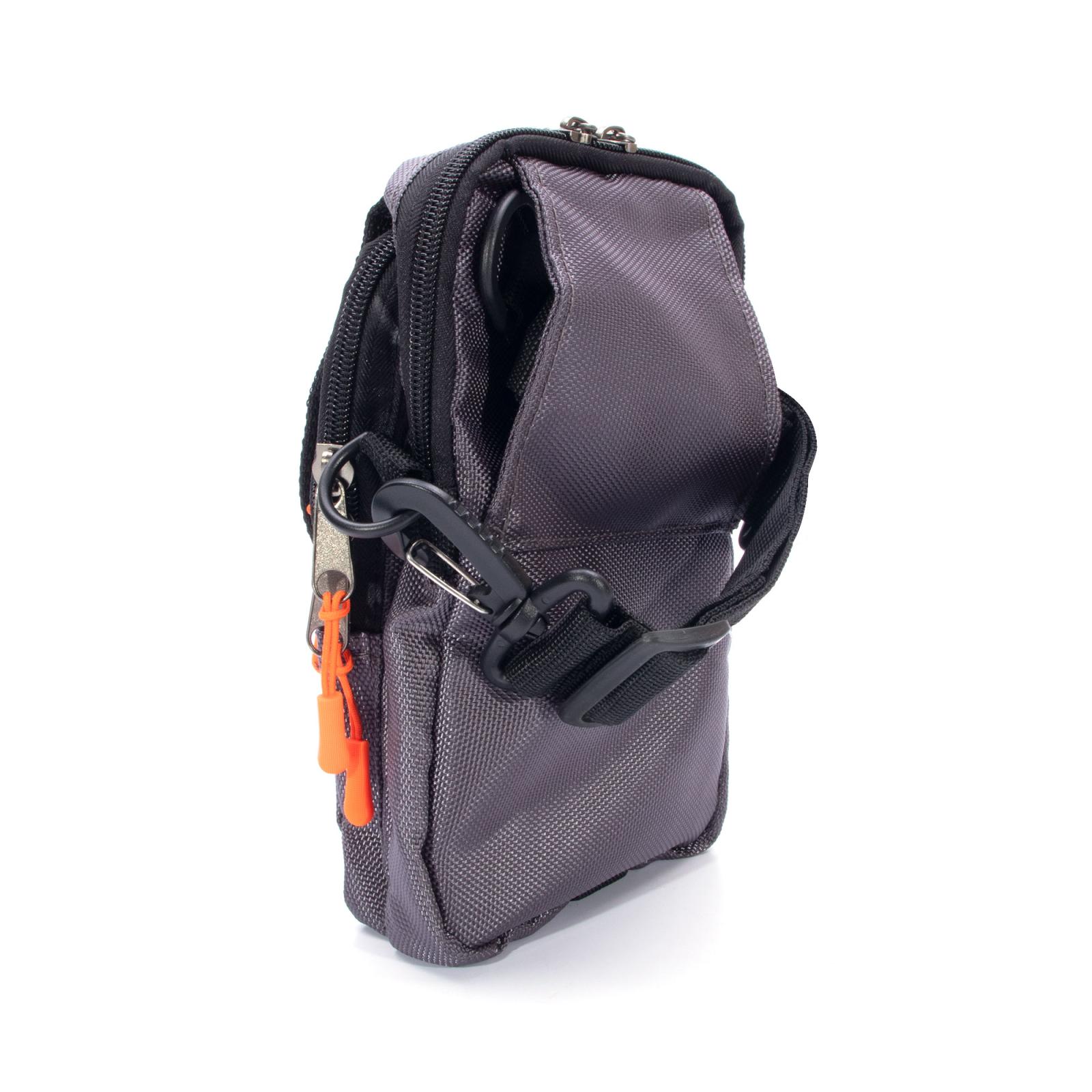 Сумка рыболовная "СЛЕДОПЫТ" Street Fishing MultiLock V-Pouch, 22х12,5х8 см, цв. серый - 5