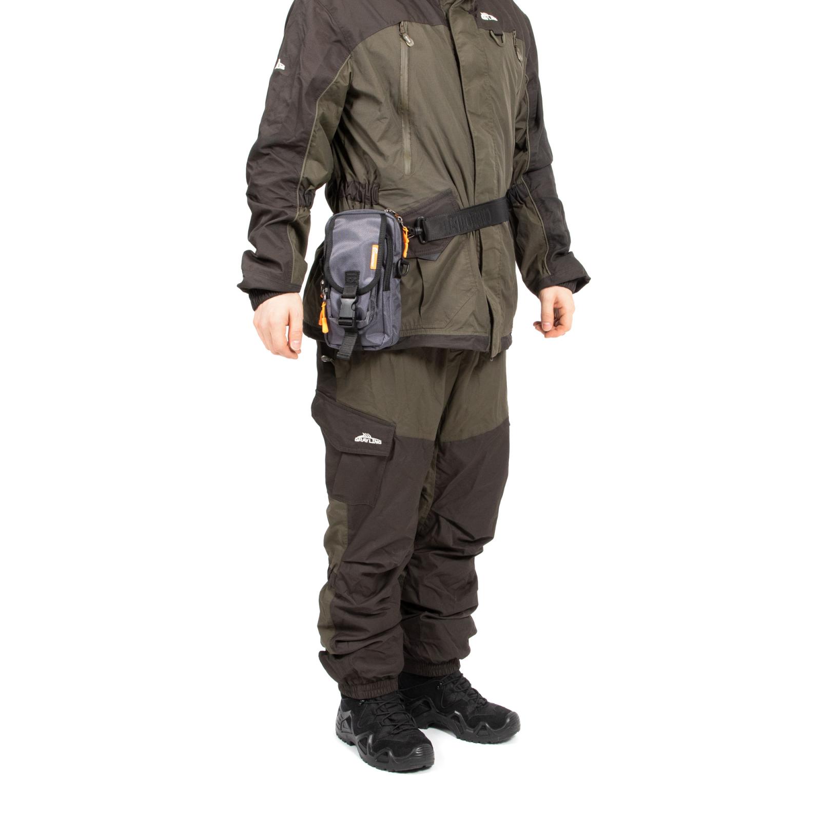 Сумка рыболовная "СЛЕДОПЫТ" Street Fishing MultiLock V-Pouch, 22х12,5х8 см, цв. серый - 6