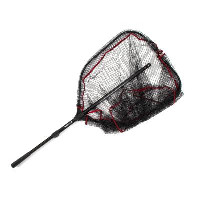 Подсачек складной телескопич. Namazu Pro NoKnot Net PVC, L-160 см, квадр.складной обод 60 см,PVC - 7