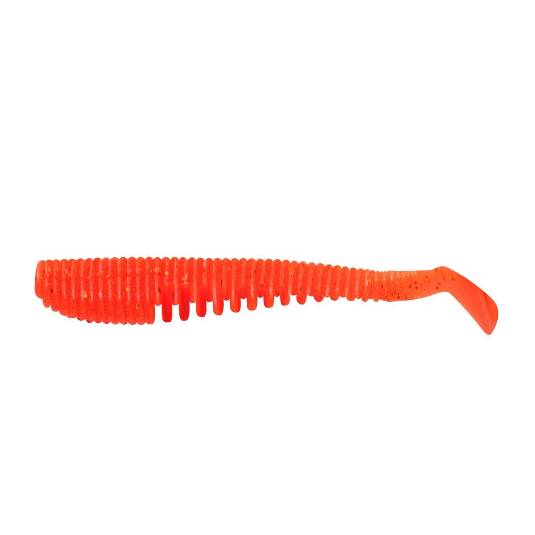 Виброхвост YAMAN PRO Legend Minnow, р.4 inch, цвет #03 - Carrot gold flake (уп. 5 шт.) - 1