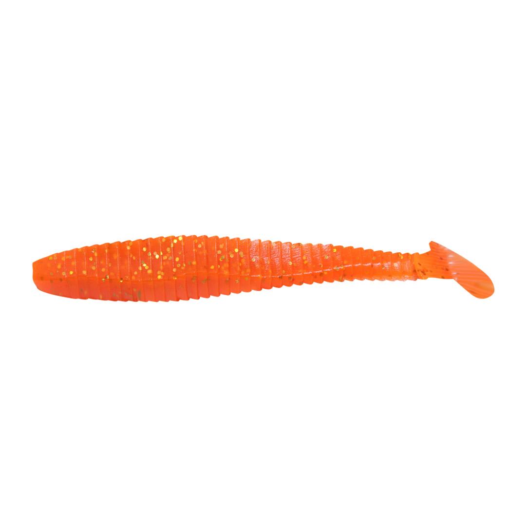 Виброхвост YAMAN PRO Flatter Shad, р.2 inch, цвет #03 - Carrot gold flake (уп. 6 шт.)