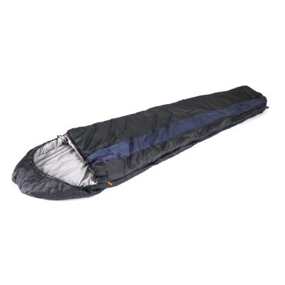 Спальный мешок-кокон "СЛЕДОПЫТ- Comfort", 230х80 см, ± 5%, до 0С, 3х слойный, цв.черный - 1