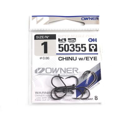 Крючок OWNER Chinu w/eye BC №1 8шт - 1