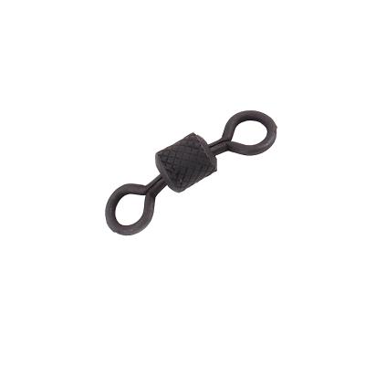 Вертлюг Namazu Pro ROLLING RIBBED SWIVEL, латунь, цв. Carbon, р. 3, test-35 кг (уп. 10 шт.) - 4