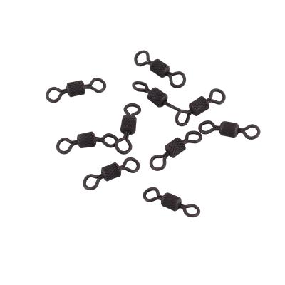 Вертлюг Namazu Pro ROLLING RIBBED SWIVEL, латунь, цв. Carbon, р. 4, test-29 кг (уп. 10 шт.) - 3