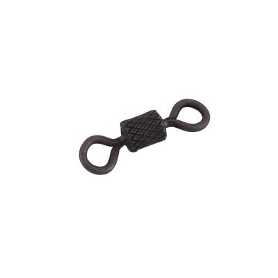 Вертлюг Namazu Pro ROLLING RIBBED SWIVEL, латунь, цв. Carbon, р. 7, test-14 кг (уп. 10 шт.) - 4