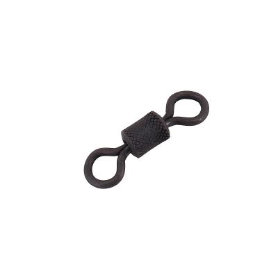 Вертлюг Namazu Pro ROLLING RIBBED SWIVEL, латунь, цв. Carbon, р. 3/0, test-110 кг (уп. 5 шт.) - 4
