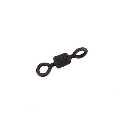 Вертлюг Namazu Pro ROLLING RIBBED SWIVEL, латунь, цв. Carbon, р. 10, test-4 кг (уп. 10 шт.) - 4
