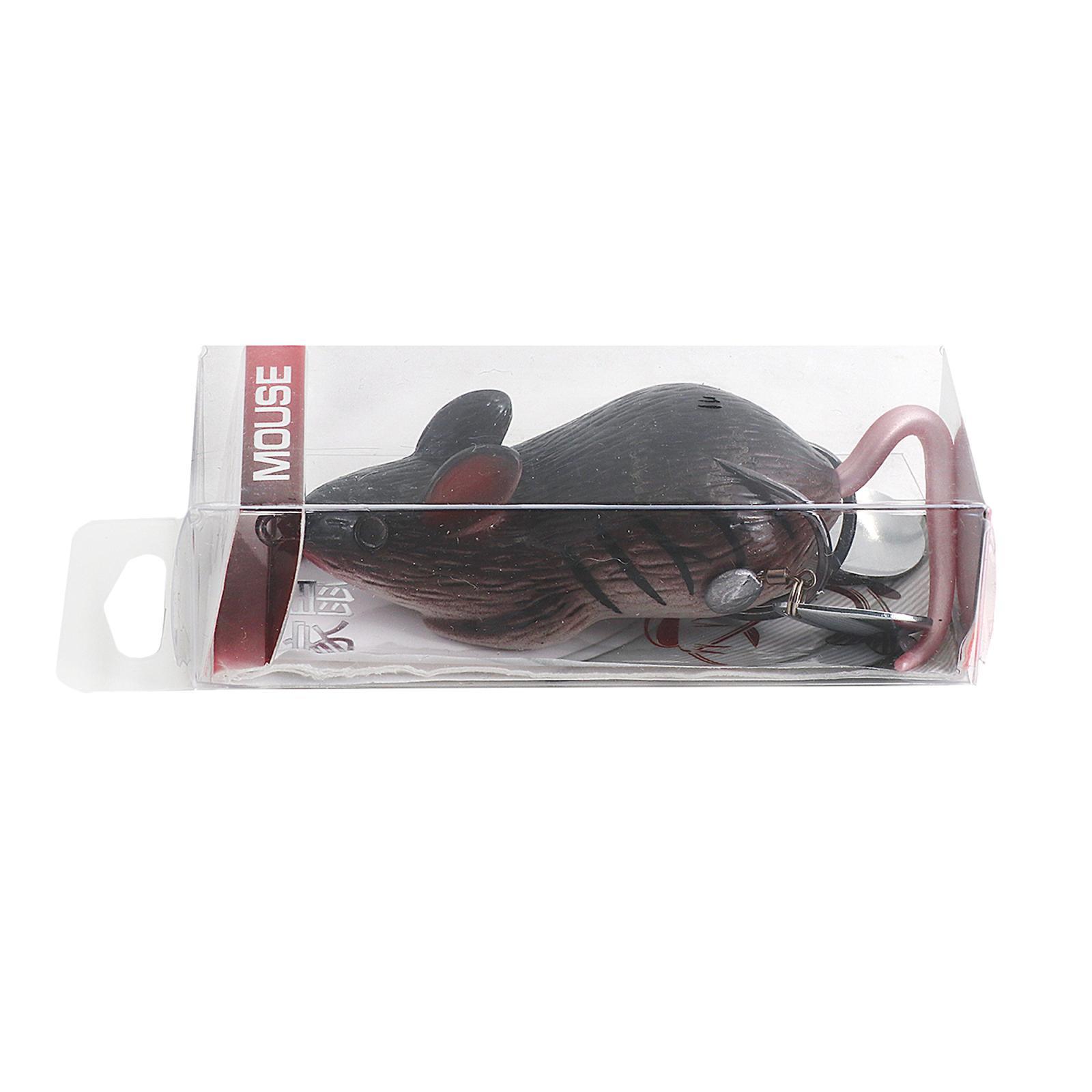 Мышь-незацепляйка Namazu MOUSE с лепестками, 76 мм, 26 г, цвет 11, крючок-двойник YR Hooks (BN) #2/0