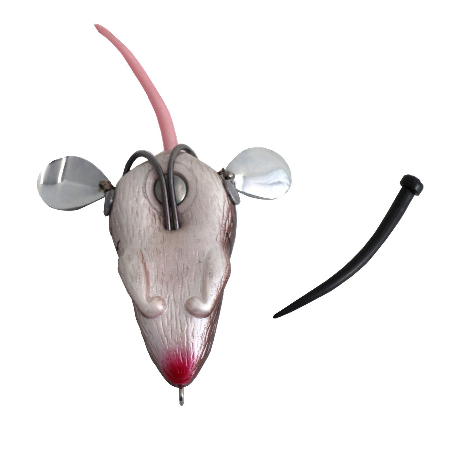 Мышь-незацепляйка Namazu MOUSE с лепестками, 76 мм, 26 г, цвет 11, крючок-двойник YR Hooks (BN) #2/0 - 5