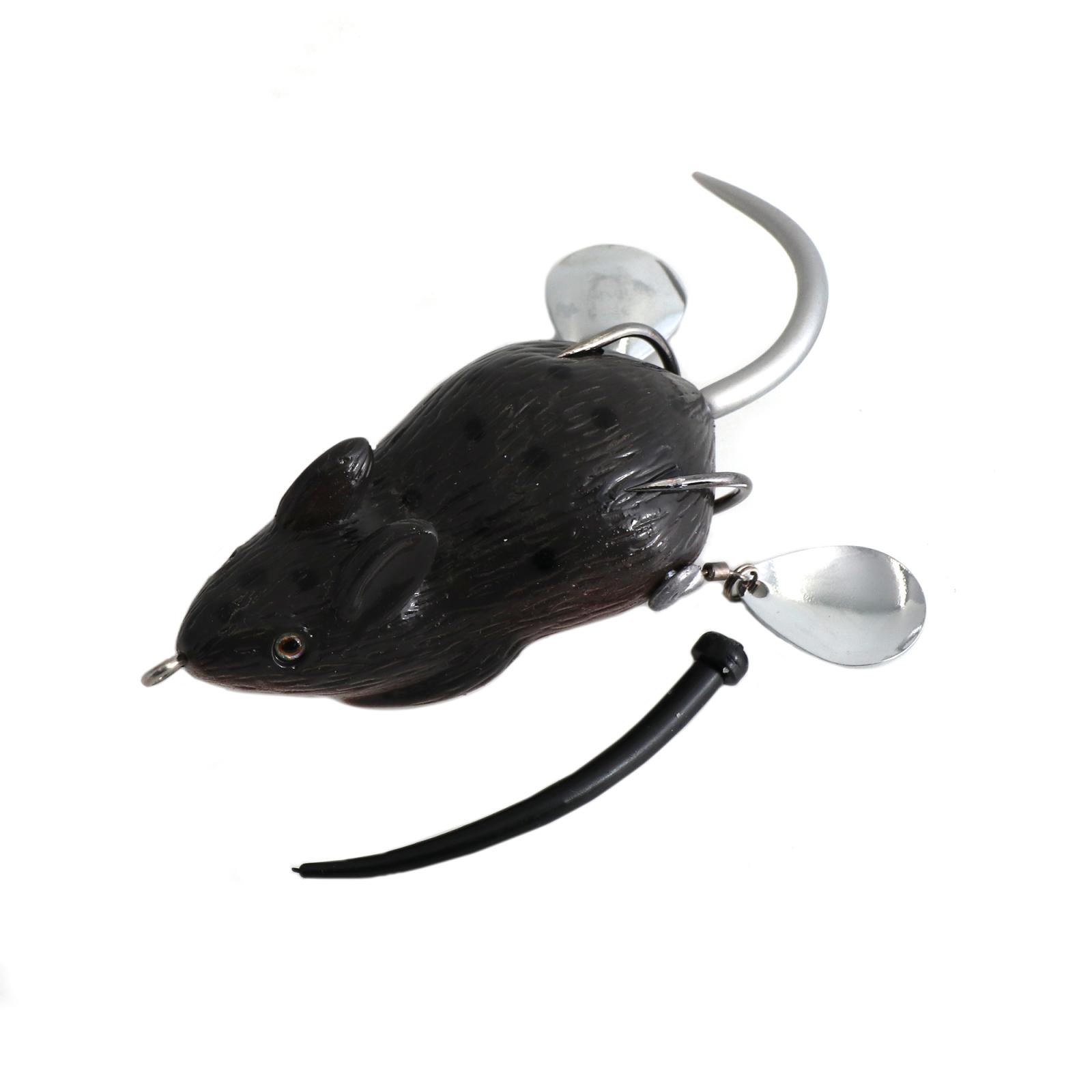 Мышь-незацепляйка Namazu MOUSE с лепестками, 76 мм, 26 г, цвет 14, крючок-двойник YR Hooks (BN) #2/0 - 4