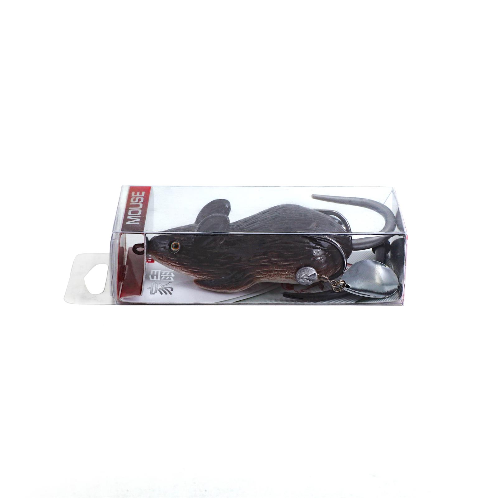 Мышь-незацепляйка Namazu MOUSE с лепестками, 76 мм, 26 г, цвет 14, крючок-двойник YR Hooks (BN) #2/0 - 6