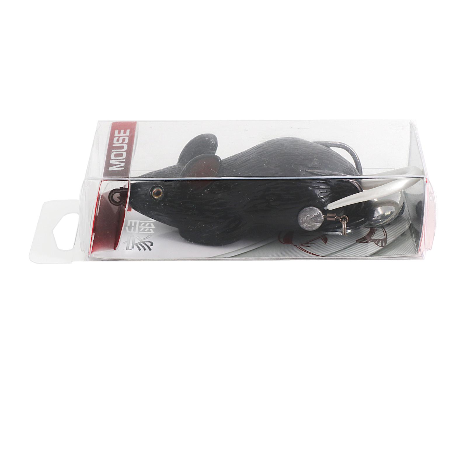 Мышь-незацепляйка Namazu MOUSE с лепестками, 76 мм, 26 г, цвет 15, крючок-двойник YR Hooks (BN) #2/0
