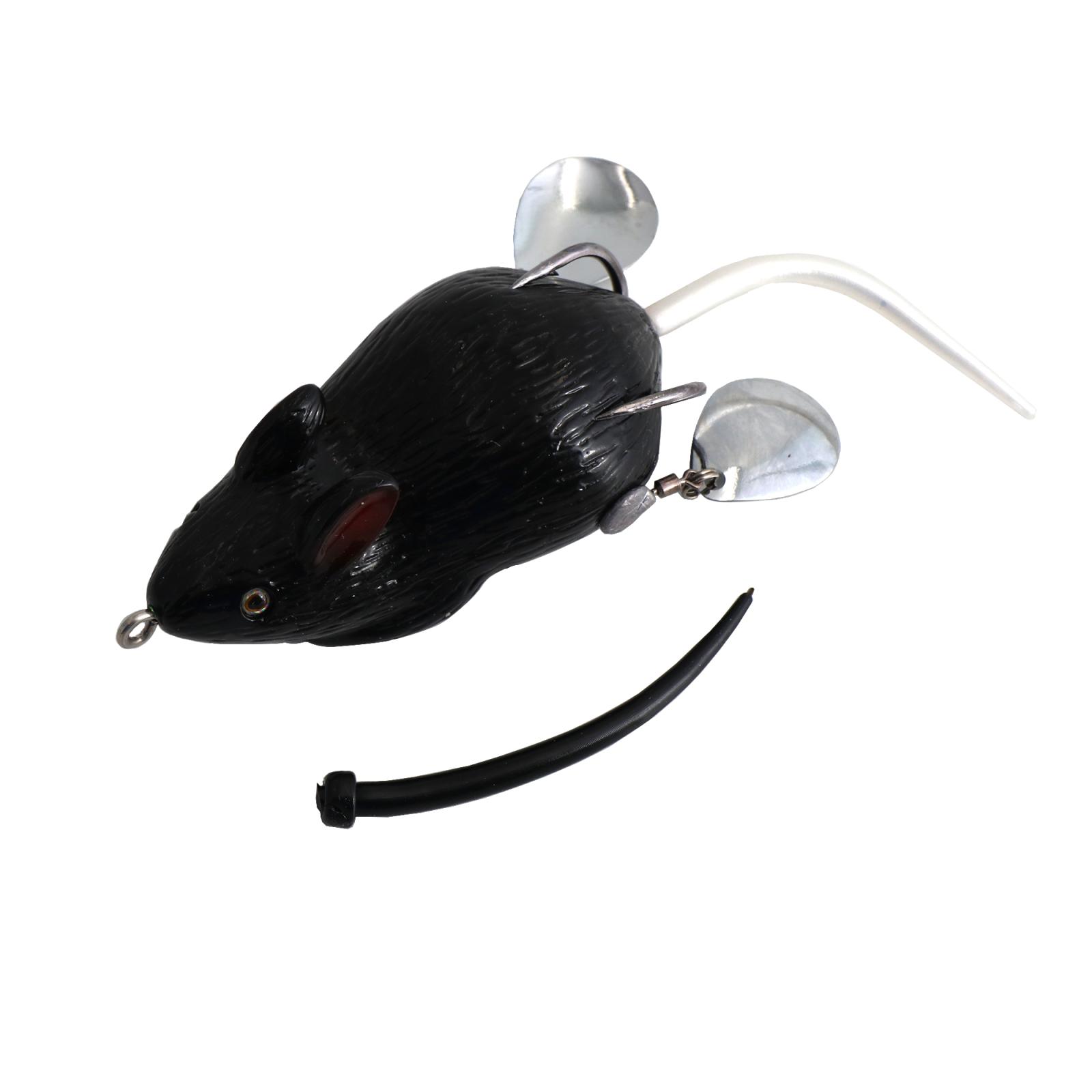 Мышь-незацепляйка Namazu MOUSE с лепестками, 76 мм, 26 г, цвет 15, крючок-двойник YR Hooks (BN) #2/0 - 3