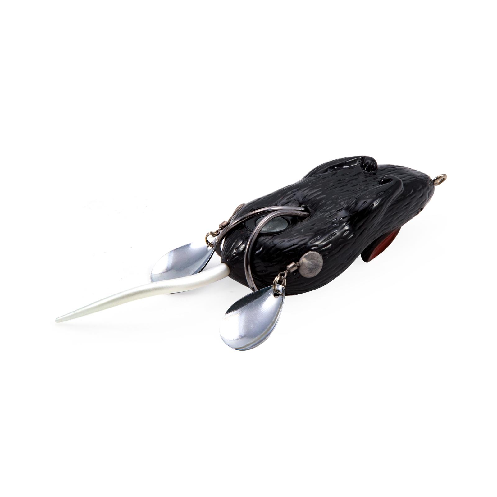 Мышь-незацепляйка Namazu MOUSE с лепестками, 76 мм, 26 г, цвет 15, крючок-двойник YR Hooks (BN) #2/0 - 5