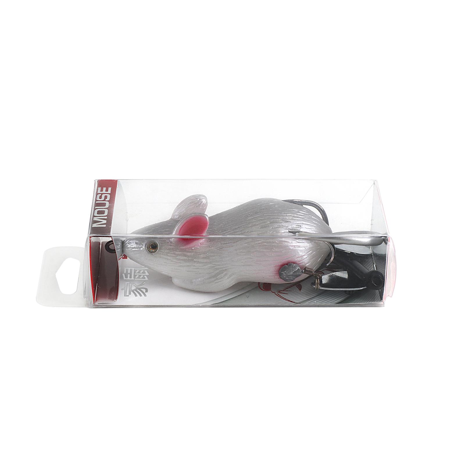 Мышь-незацепляйка Namazu MOUSE с лепестками, 76 мм, 26 г, цвет 17, крючок-двойник YR Hooks (BN) #2/0