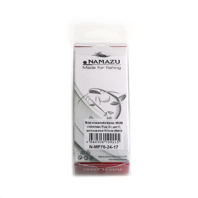 Мышь-незацепляйка Namazu MOUSE с лепестками, 76 мм, 26 г, цвет 17, крючок-двойник YR Hooks (BN) #2/0 - 2