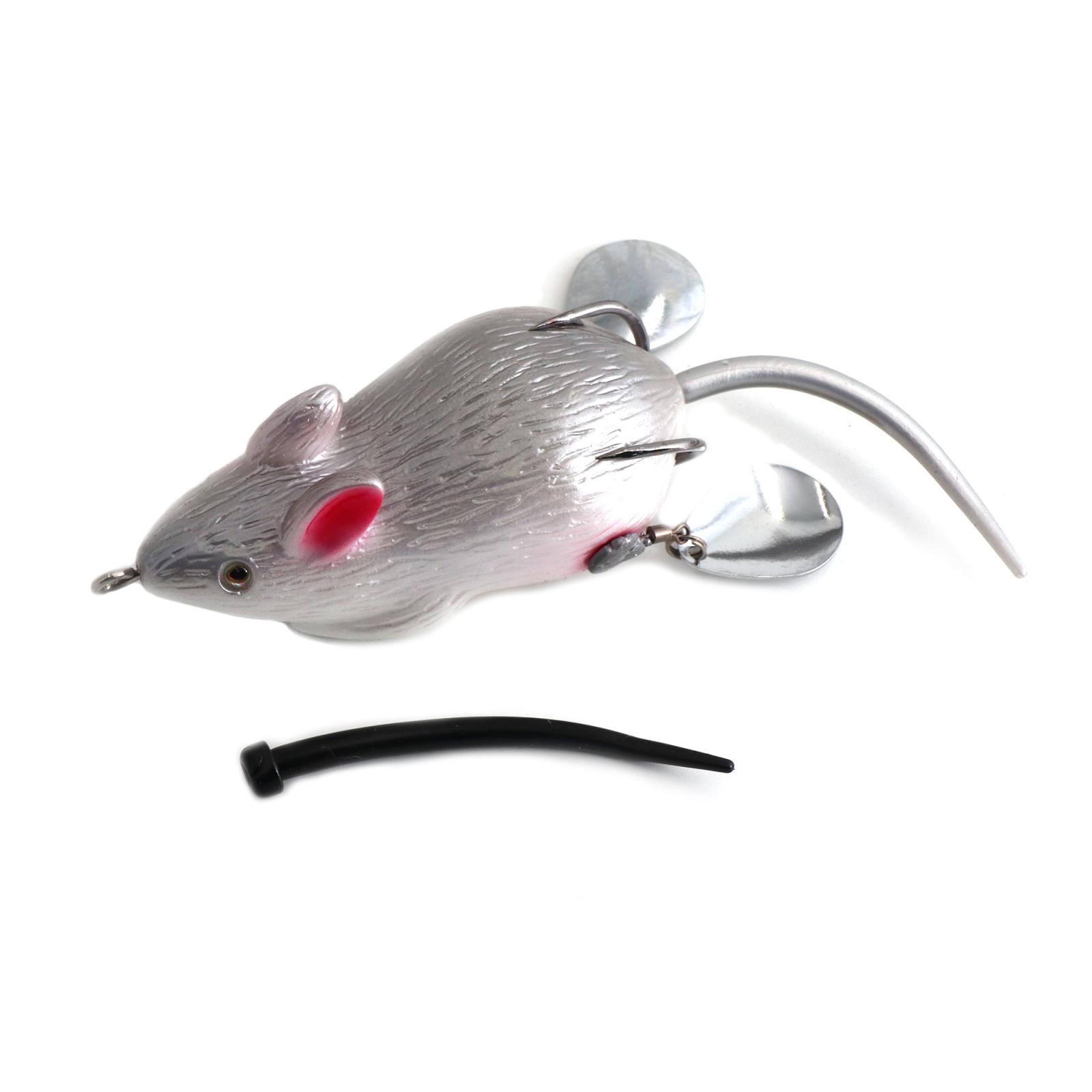 Мышь-незацепляйка Namazu MOUSE с лепестками, 76 мм, 26 г, цвет 17, крючок-двойник YR Hooks (BN) #2/0 - 3