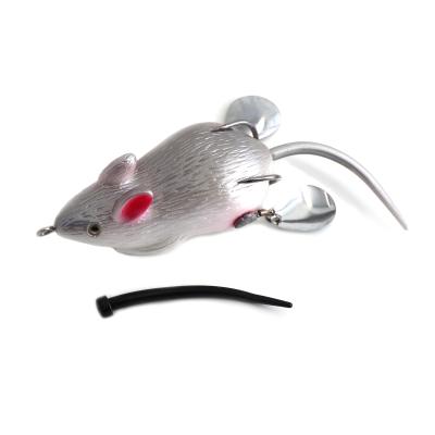 Мышь-незацепляйка Namazu MOUSE с лепестками, 76 мм, 26 г, цвет 17, крючок-двойник YR Hooks (BN) #2/0 - 3