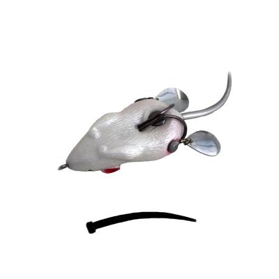 Мышь-незацепляйка Namazu MOUSE с лепестками, 76 мм, 26 г, цвет 17, крючок-двойник YR Hooks (BN) #2/0 - 4