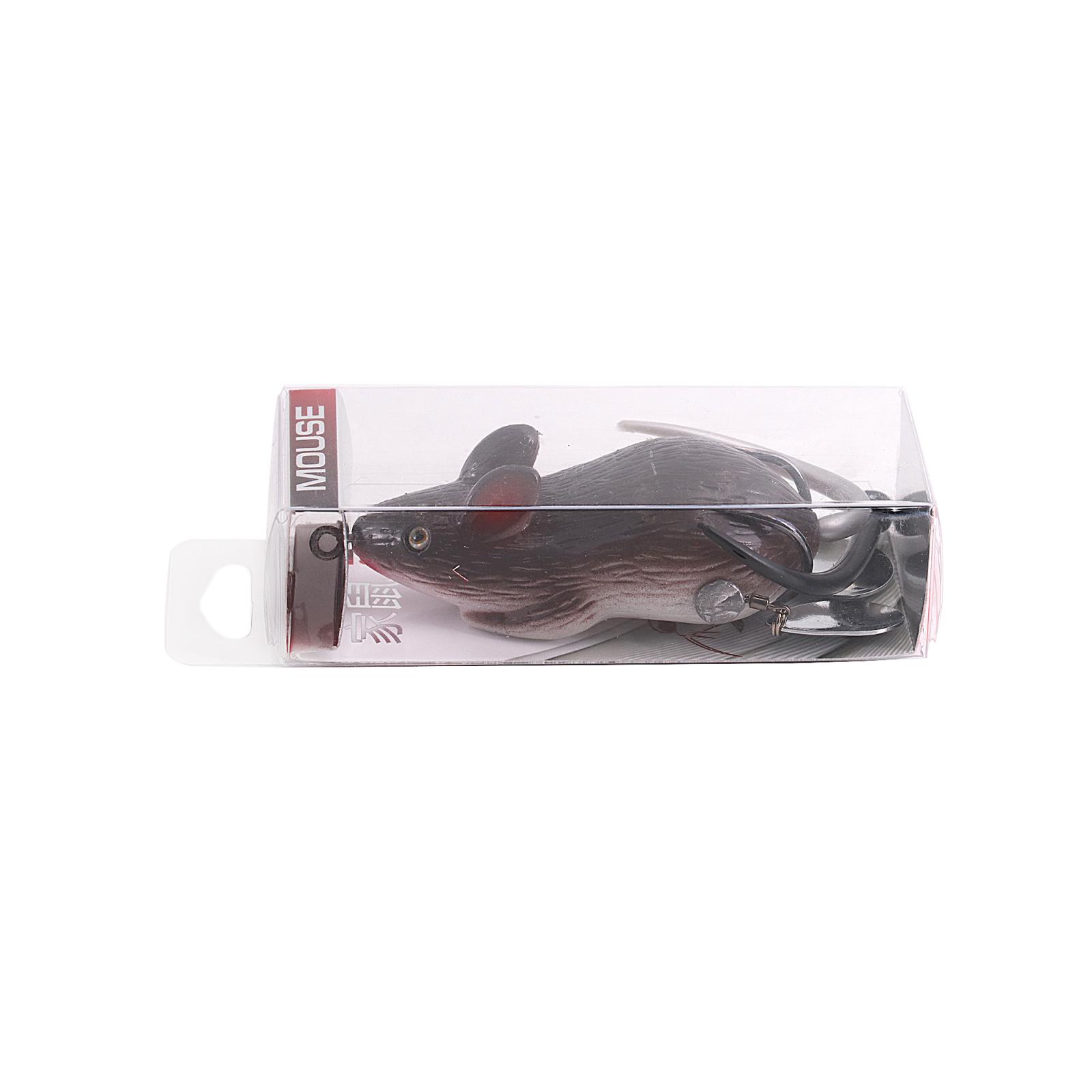 Мышь-незацепляйка Namazu MOUSE с лепестками, 76 мм, 26 г, цвет 18, крючок-двойник YR Hooks (BN) #2/0
