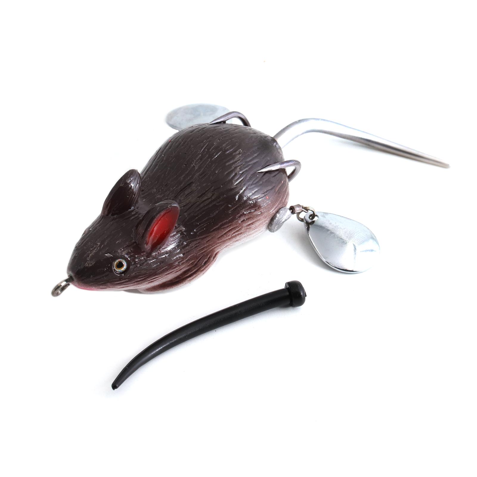 Мышь-незацепляйка Namazu MOUSE с лепестками, 76 мм, 26 г, цвет 18, крючок-двойник YR Hooks (BN) #2/0 - 3