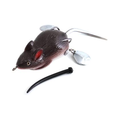 Мышь-незацепляйка Namazu MOUSE с лепестками, 76 мм, 26 г, цвет 18, крючок-двойник YR Hooks (BN) #2/0 - 3