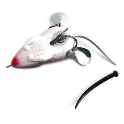 Мышь-незацепляйка Namazu MOUSE с лепестками, 76 мм, 26 г, цвет 18, крючок-двойник YR Hooks (BN) #2/0 - 4