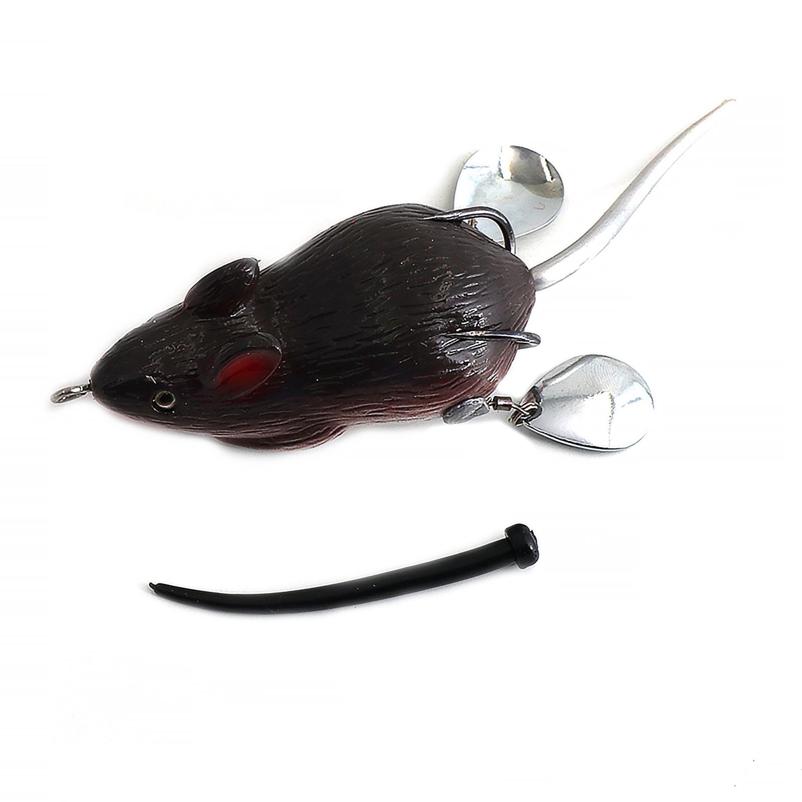 Мышь-незацепляйка Namazu MOUSE с лепестками, 76 мм, 26 г, цвет 18, крючок-двойник YR Hooks (BN) #2/0 - 5