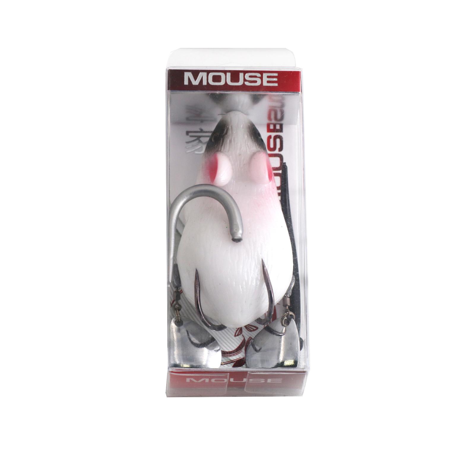Мышь-незацепляйка Namazu MOUSE с лепестками, 76 мм, 26 г, цвет 16, крючок-двойник YR Hooks (BN) #2/0 - 2