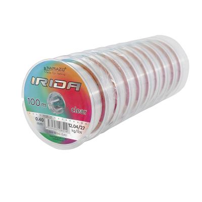 Леска Namazu "Irida", L-100 м, d-0,40 мм, test-12,04 кг, прозрачная (уп. 10 шт.) - 1