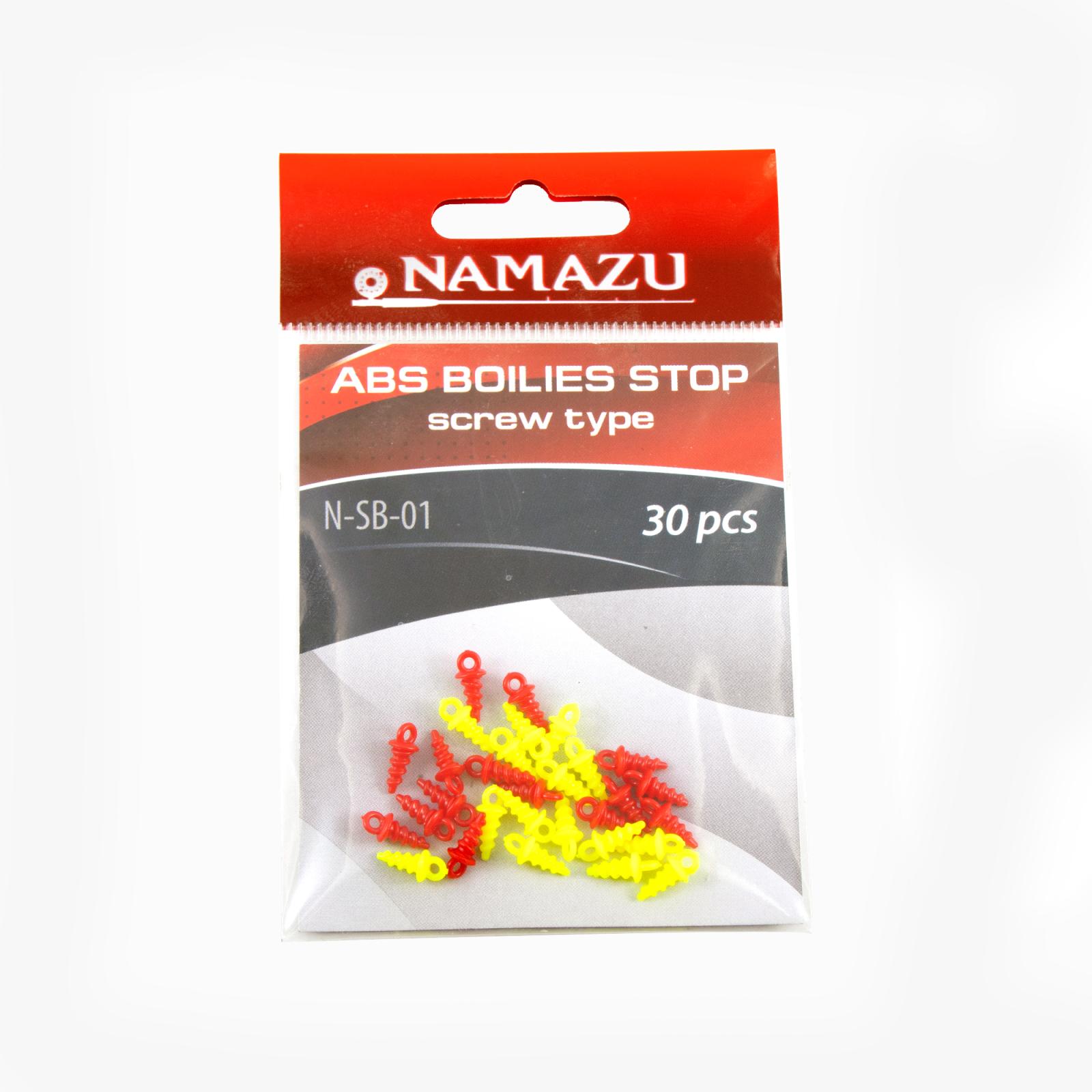 Стопор для бойлов пластиковый Namazu ВИНТОВОЙ (30 шт.)
