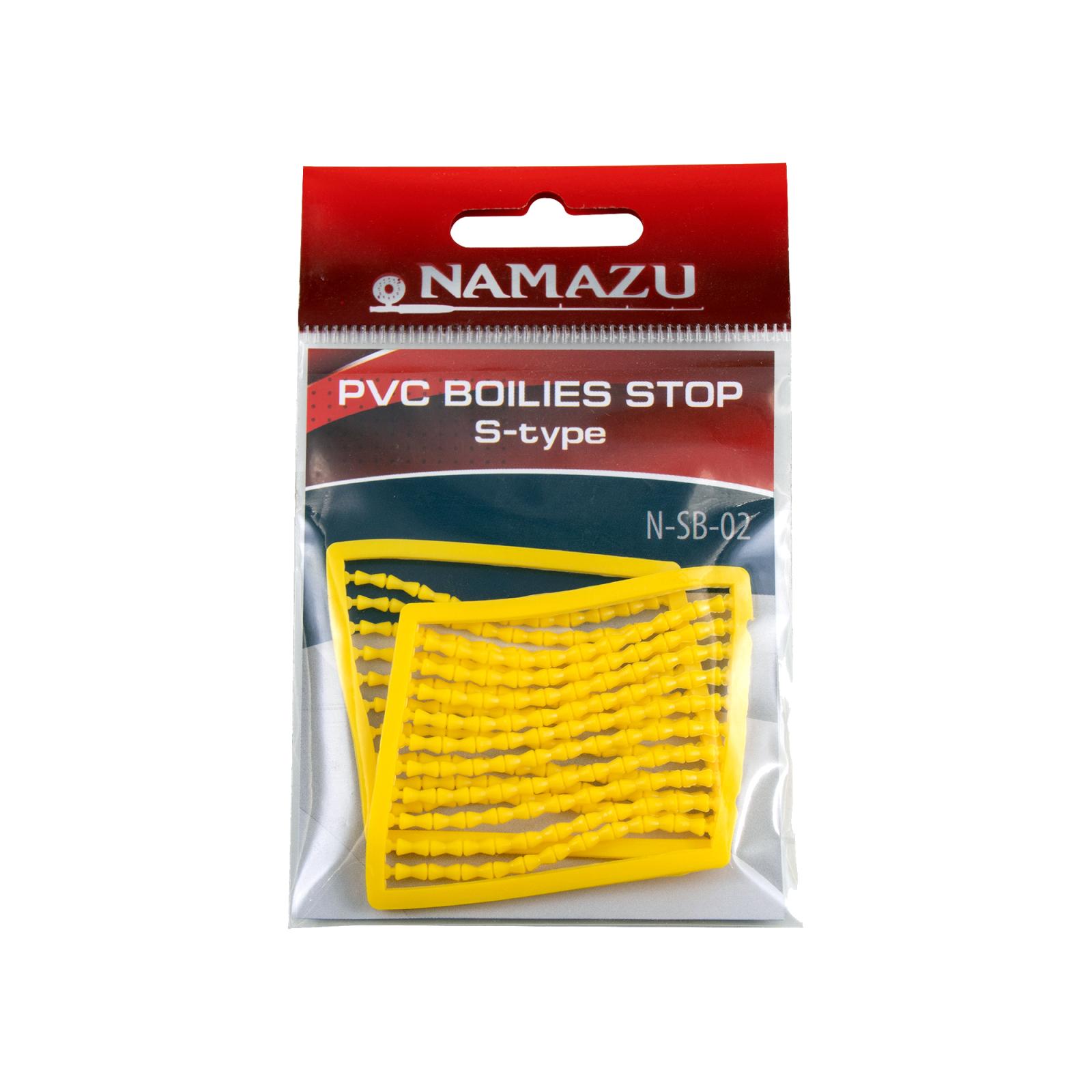 Стопор для бойлов силиконовый Namazu ГАНТЕЛЬКИ PVC (2 шт.)