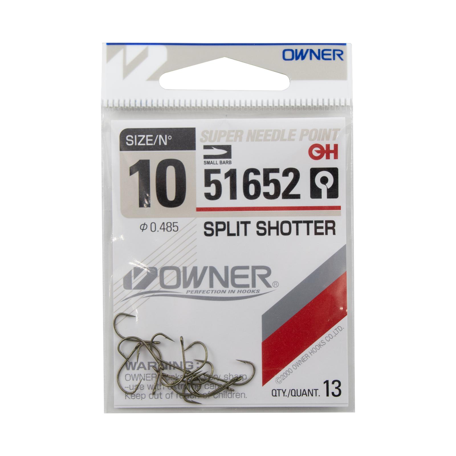 Крючок OWNER Split Shotter MH-11 green №10 13 шт - 3