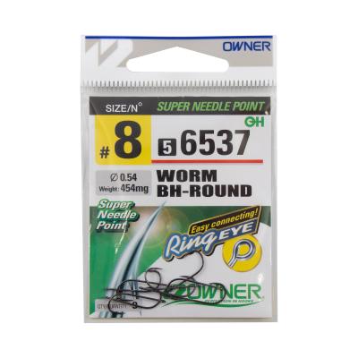Крючок OWNER Worm BH-Round BC №8 9шт - 3