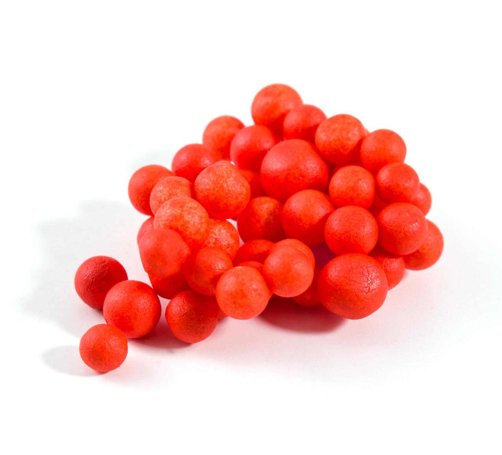 Пенопласт рыболовный Yaman Клубника, d 4-7 мм, цв. красный (уп. 250 шт) - 2