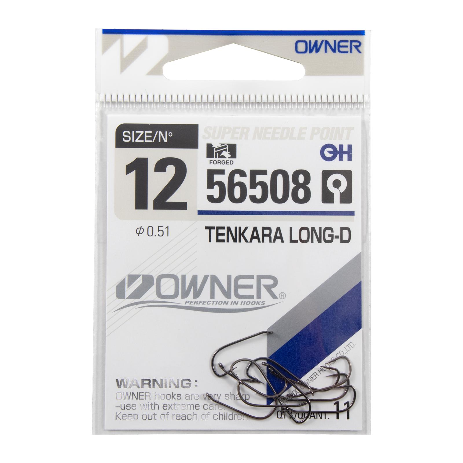 Крючок OWNER Tenkara Long-D №12 11шт - 1