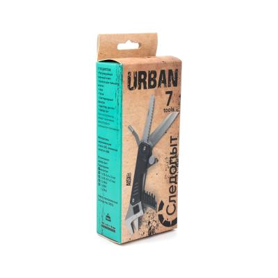 Мультитул (гаечный ключ) "СЛЕДОПЫТ-URBAN", 160х40х18 мм, 7 предметов, с набором бит, в чехле, в коро - 6