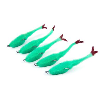 Поролоновая рыбка YAMAN Devious Minnow на двойнике, р. 105 мм, цвет 11 (5 шт.) - 2