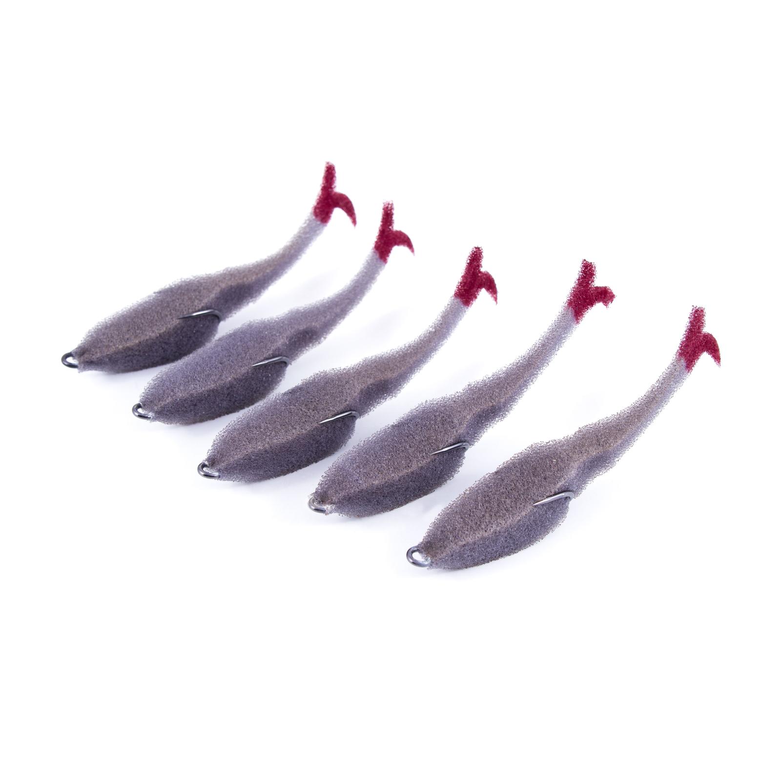 Поролоновая рыбка YAMAN Devious Minnow на двойнике, р. 105 мм, цвет 14 (5 шт.) - 2