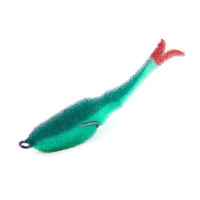 Поролоновая рыбка YAMAN Devious Minnow на двойнике, р. 105 мм, цвет 17 UV (5 шт.) - 1