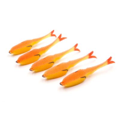Поролоновая рыбка YAMAN Devious Minnow на двойнике, р. 105 мм, цвет 20 UV (5 шт.) - 2